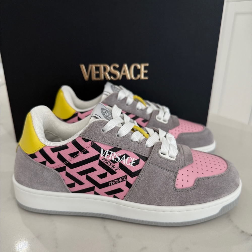 Versace La Greca Monogram Sneakers